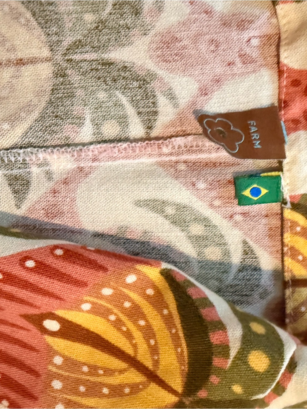 FARM Rio Multicolor Palm-Print Blazer Jacket - Picture 6 of 8